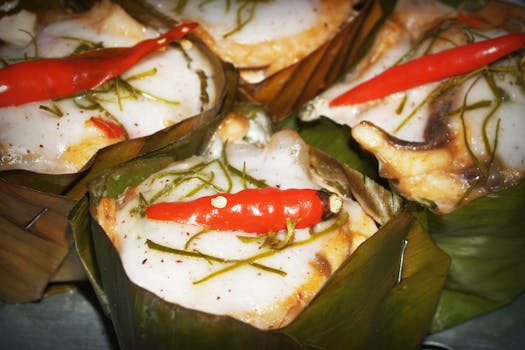 Pirarucu Assado na Folha de Bananeira