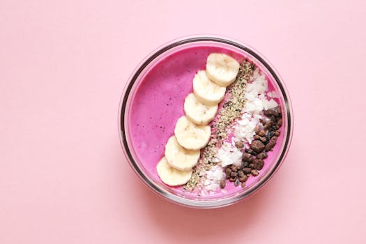Smoothie de Açaí com Morango